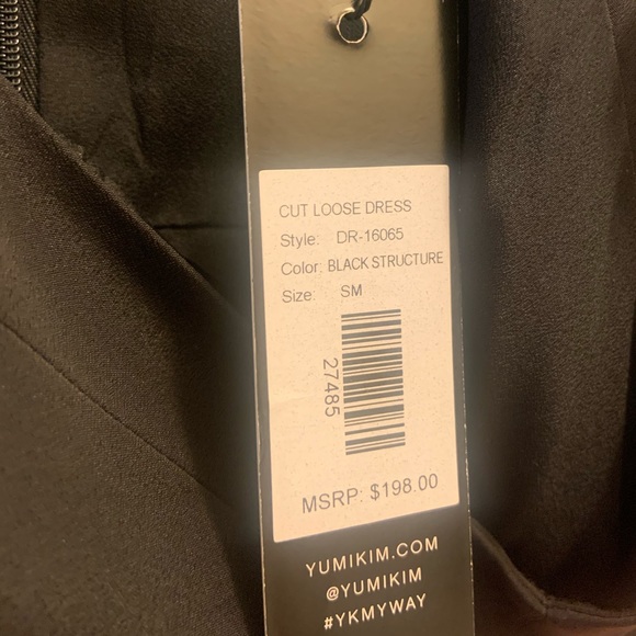 Black Yumi Kim Cut Loose Dress - Picture 6 of 6